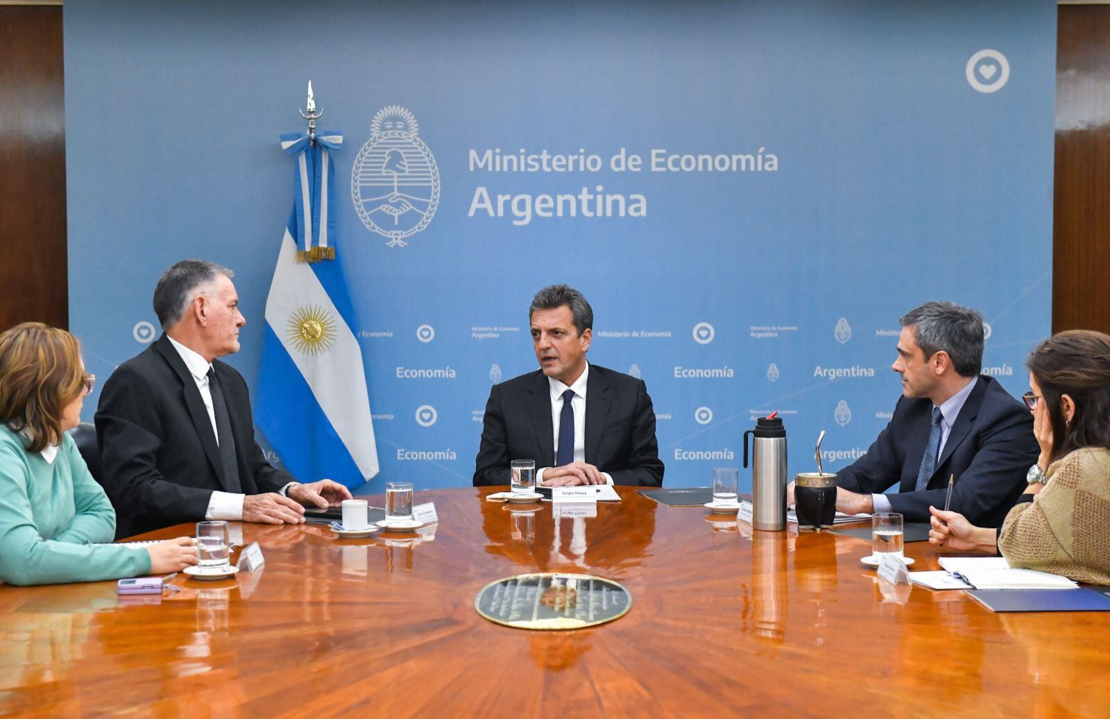 Sergio Massa, Carlos Castagneto y Guillermo Michel