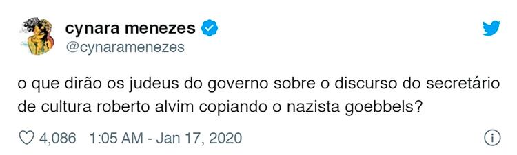 La periodista Cynara Menezes preguntó: 