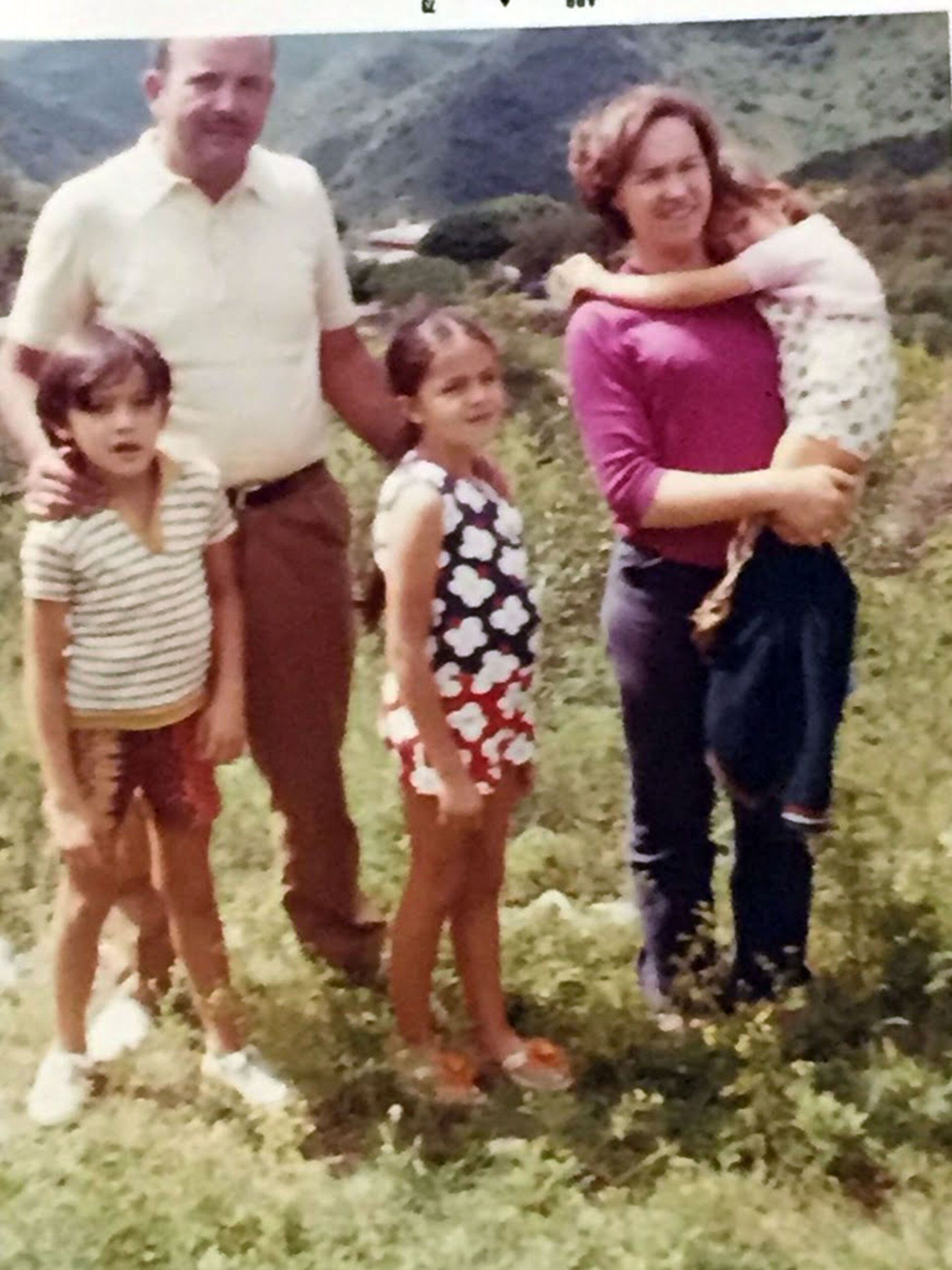 tragamonedas Josefina Melucci de Cepeda con su familia en las últimas vacaciones en Córdoba