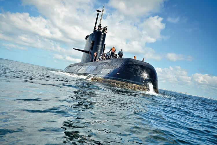 El submarino ARA San Juan (Armada Argentina/Juan Sebastián Lobos)