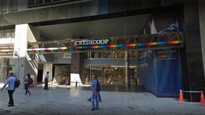 Una sucursal del Banco Credicoop (Street View)