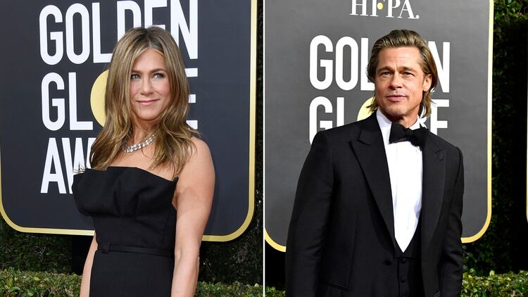 Jennifer Aniston y Brad Pitt no se mostraron juntos en los Globos de Oro 2020