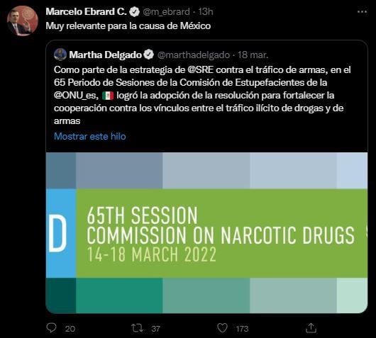 Il Messico ha ottenuto il sostegno delle Nazioni Unite contro