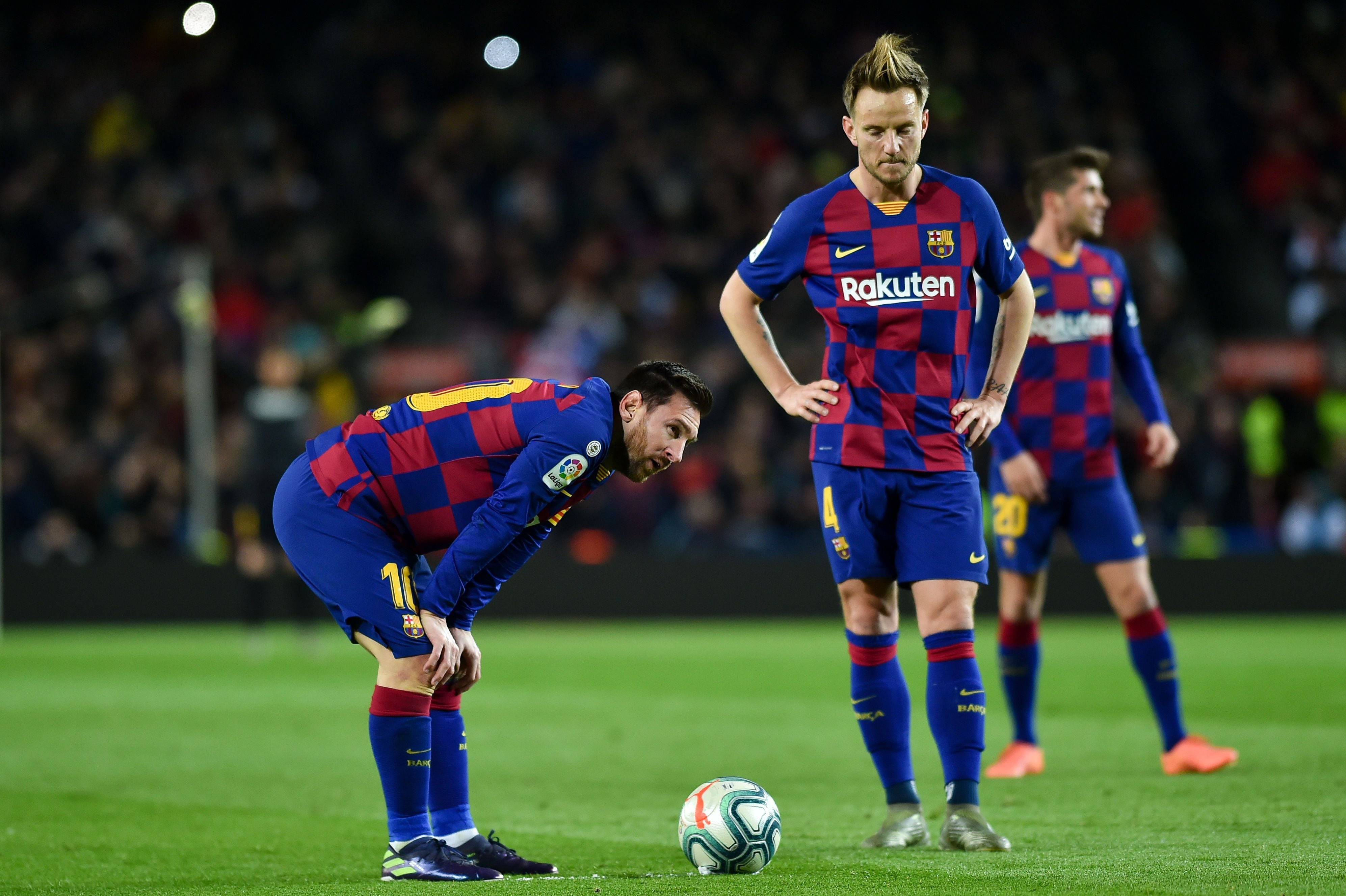 Lionel Messi e Ivan Rakitic compartieron equipo en el FC Barcelona en 2020 (DAX/ESPA-Images)