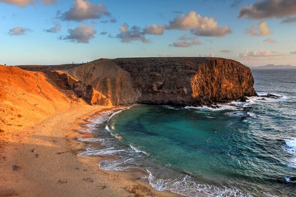 Papagayo Beach en Lanzarote, España (Getty)