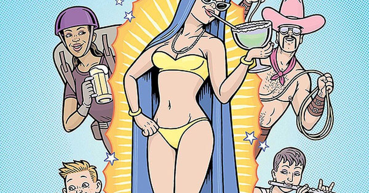 Indignación Por Imagen De La Virgen En Bikini Infobae