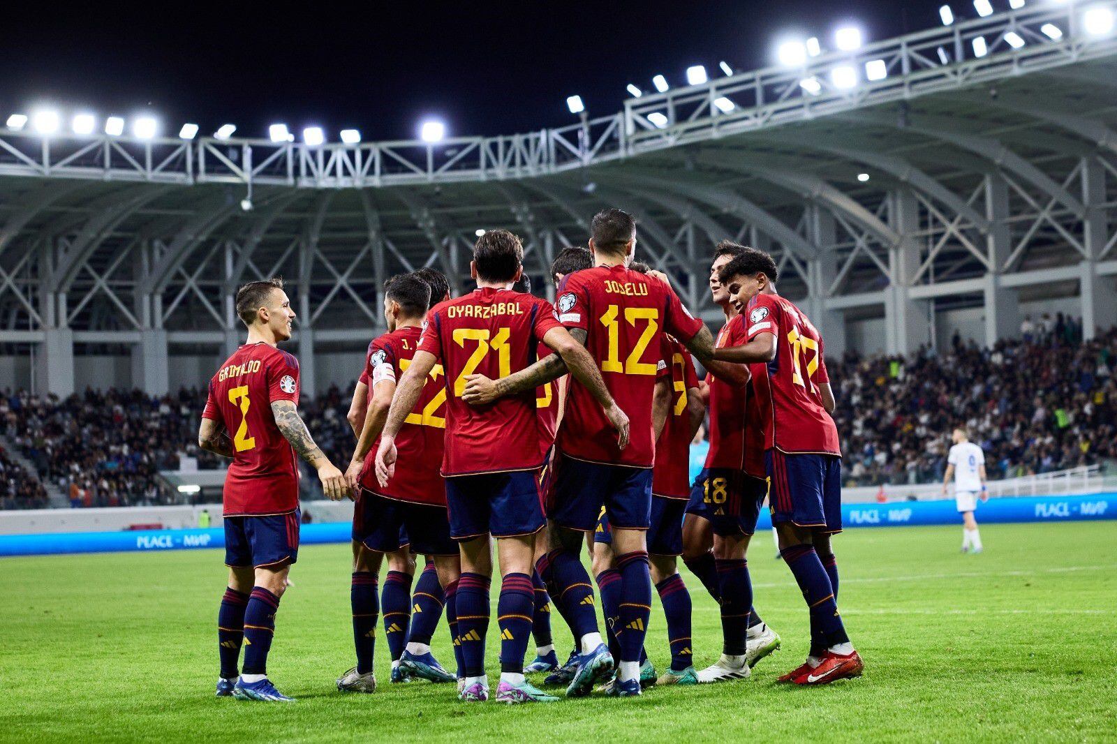 La selección española de fútbol goleó (1-3) a la de Chipre en la penúltima jornada de la fase de clasificación para la Eurocopa 2024. (RFEF)
