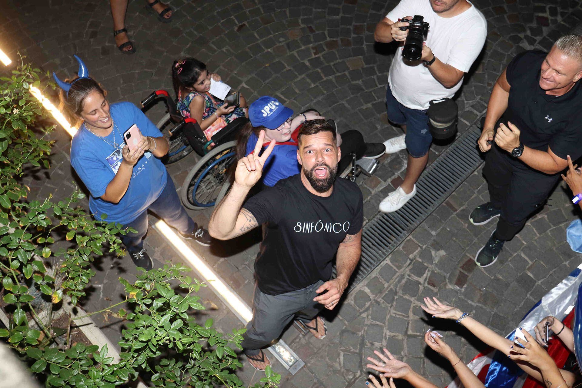 Ricky Martin y sus fans