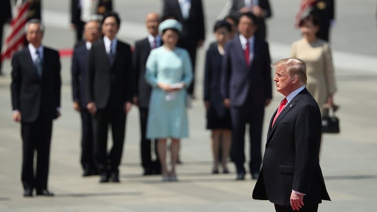 Trump se encuentra de gira por Japón (REUTERS/Jonathan Ernst)