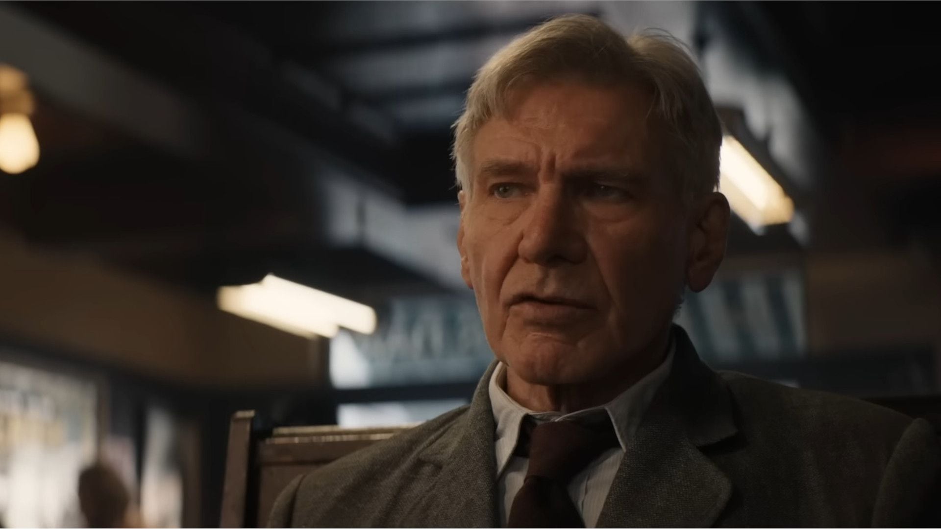 Harrison Ford en Indiana Jones y el Dial del Destino.