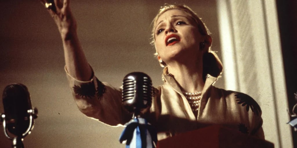 A 25 años de la llegada de Madonna para filmar Evita: amenazas de muerte y  un presidente seductor que la “embrujó” - Infobae