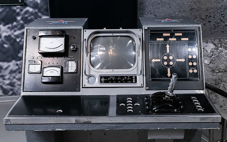 La consola del robot soviético Lunokhod 1