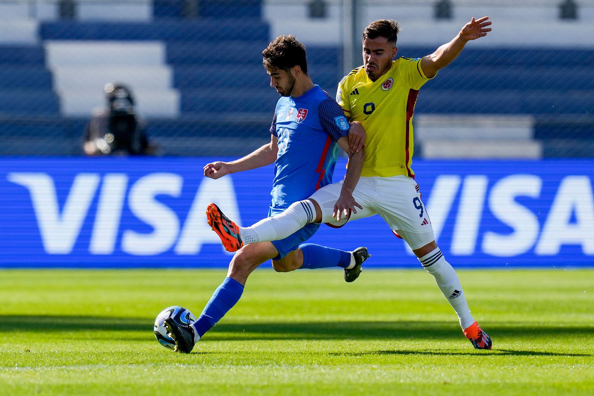 En un puñado de minutos Colombia goleó a Eslovaquia (Foto: AP)