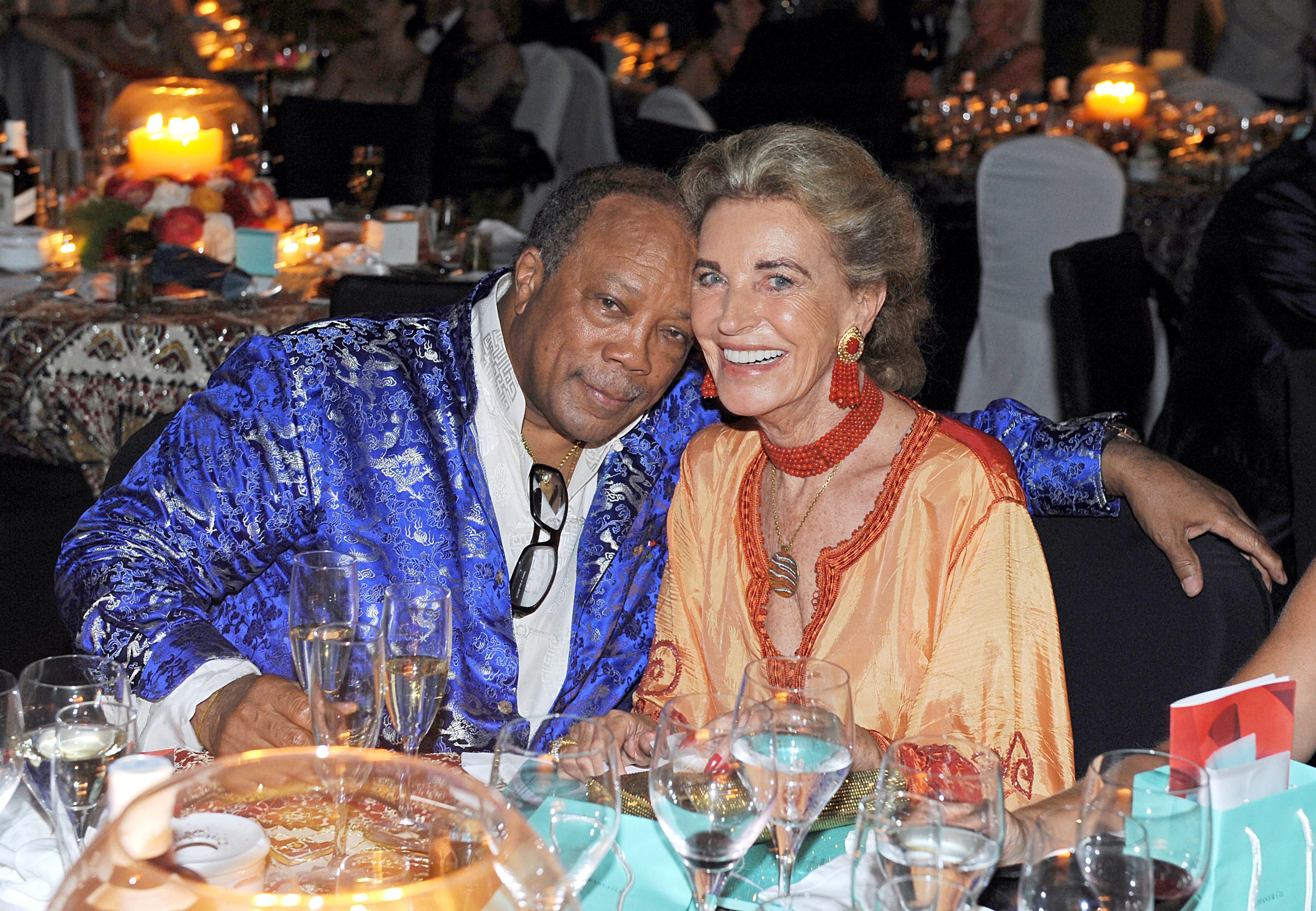 Con Quincy Jones en Marbella, España, en julio de 2009 (Jens Kalaene)