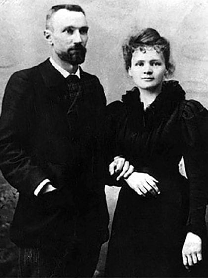 Pierre Curie y Maria Sklodowska, por la época en que se conocieron