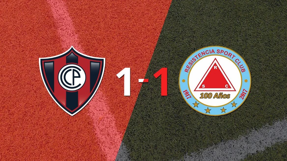 Resistencia SC logró sacar el empate a 1 gol en casa de Cerro Porteño