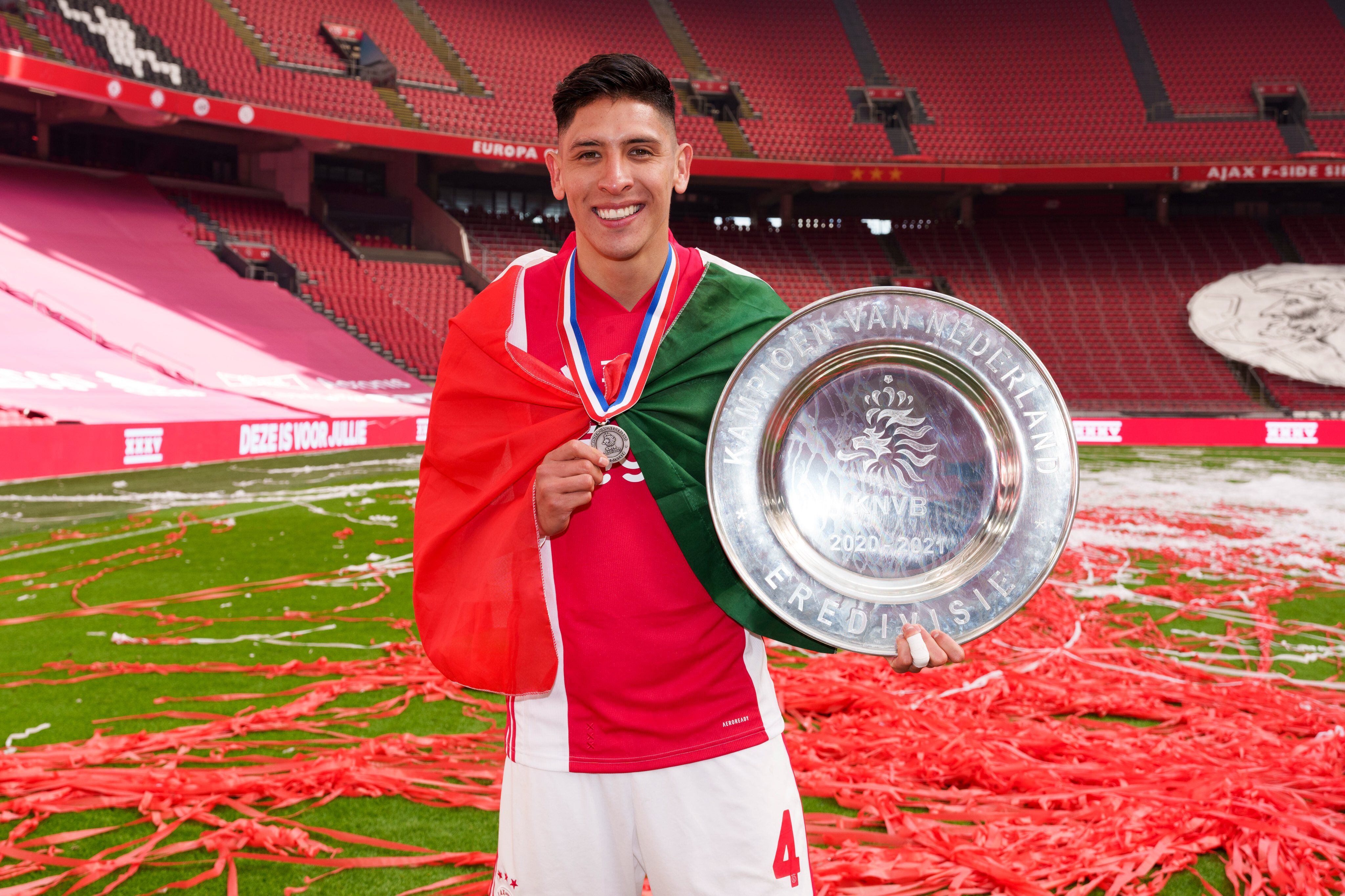 Edson Álvarez, jugador del Ajax de Ámsterdam. Foto: @AFCAjax