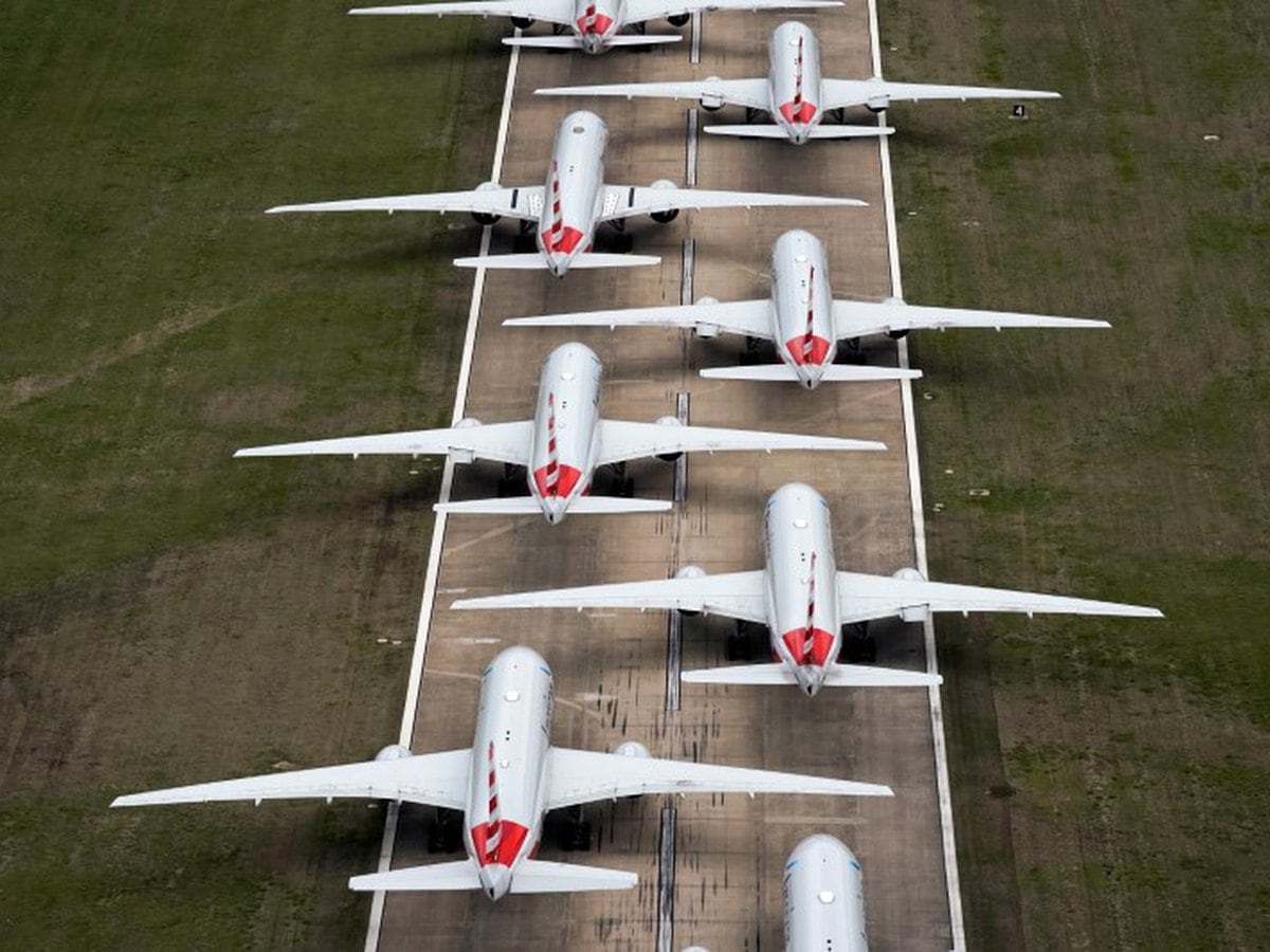 Las Aerolineas Se Enfrentan A La Falta De Espacio Para Aparcar Aviones Inactivos Infobae