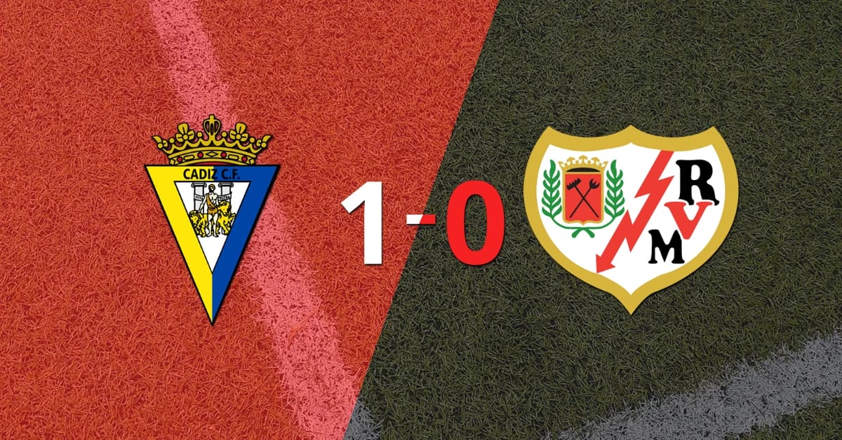 At home, Cadiz beat Rayo Vallecano 1-0