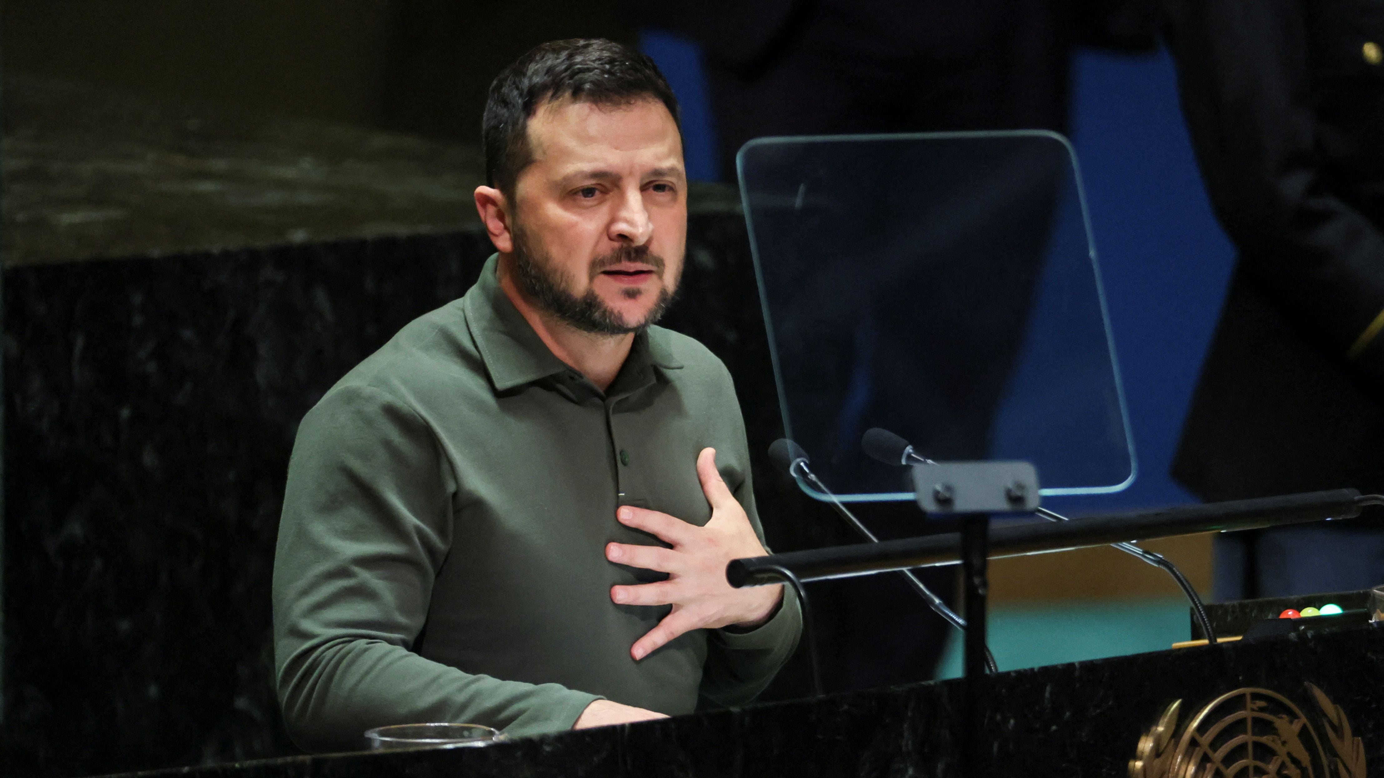 Ante la Asamblea de la ONU, Zelensky dijo que Rusia está “empujando al mundo a una guerra final”