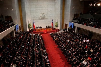 Fotografía de archivo de la vista general de una sesión del parlamento chileno. EFE/Mario Ruiz/Archivo
