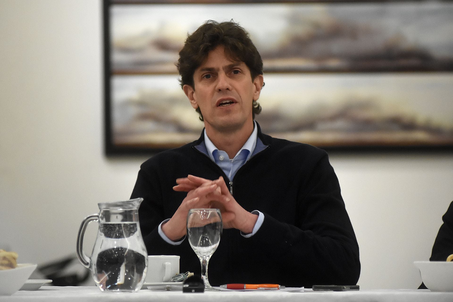 Martín Lousteau, senador nacional UCR, fue el contendiente de Jorge Macri en las PASO, como precandidato a Jefe de Gobierno de JxC (Nicolás Stulberg)