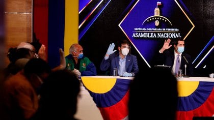 FOTO DE ARCHIVO: Sesión de la Asamblea Nacional de Venezuela encabezada por Guaidó