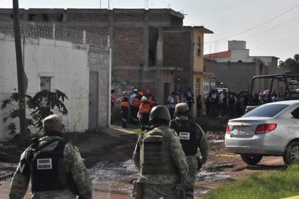 Balacera dentro de un anexo en Guanajuato (Foto: Twitter / @elwesomx)