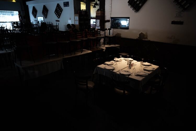 Cierre Restaurante Trapiche Palermo - Coronavirus - COVID-19 - Cuarentena Obligatoria - Buenos Aires, Argentina (Fotos: Franco Fafasuli)
