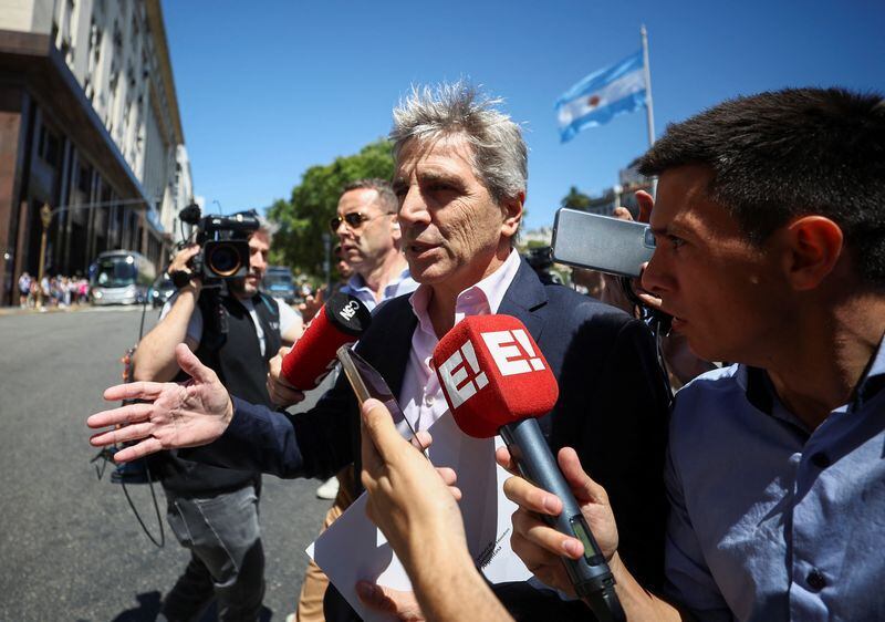 El ministro de Economía de Argentina, Luis Caputo (REUTERS/Agustin Marcarian)