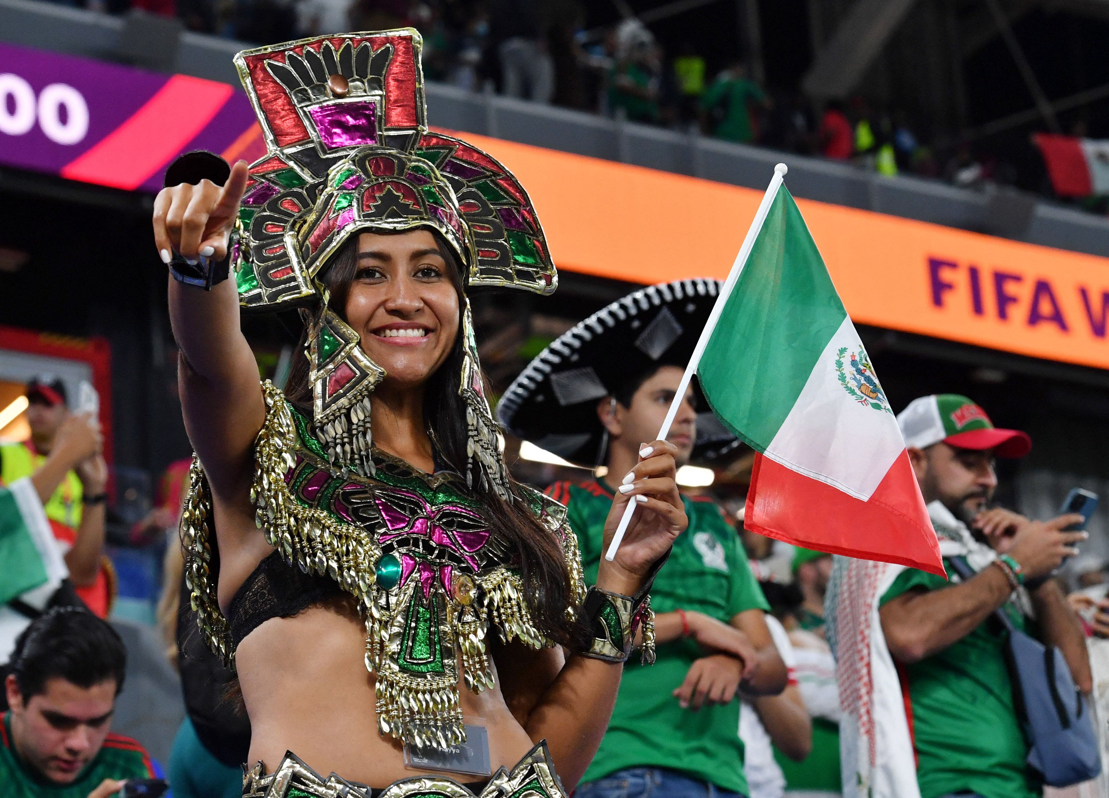 La delegación mexicana en Qatar es de las más numerosas con motivo de la Copa del Mundo (REUTERS/Jennifer Lorenzini)