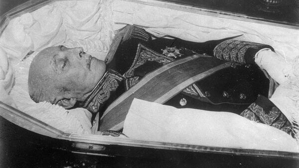 El cuerpo de Franco (Getty Images)