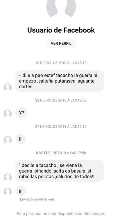 “Tacacho hija de perra, pifiadora”: los mensajes intimidatorios de Parada a sus ex compañaeras y su ex profesora