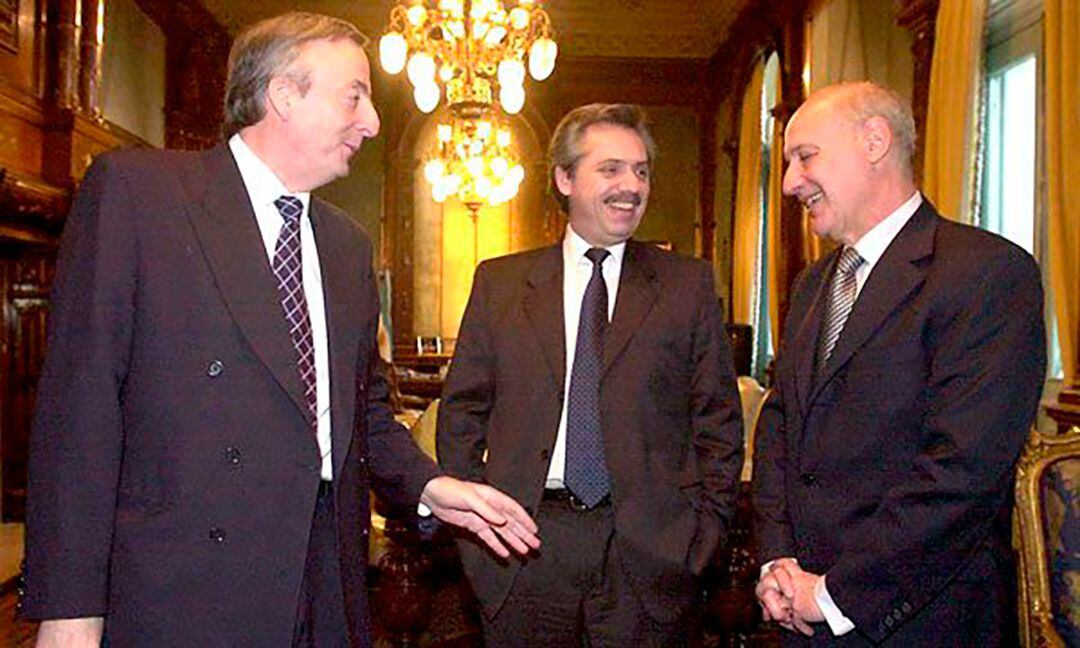 Néstor Kirchner, Alberto Fernández y Roberto Lavagna