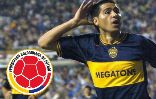Juan Román Riquelme lanzó múltiples elogios a algunos futbolistas colombianos que juegan en el fútbol argentino - crédito NA, Federación Colombiana de Fútbol
