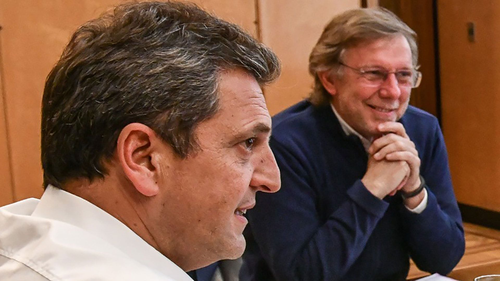 El ministro Sergio Massa y el secretario de Agricultura Juan José Bahillo