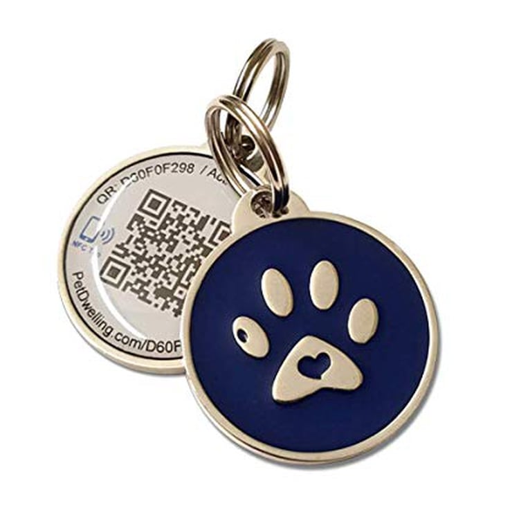 Pet Touch ID es una placa de identificación que se puede escanear con cualquier smartphone