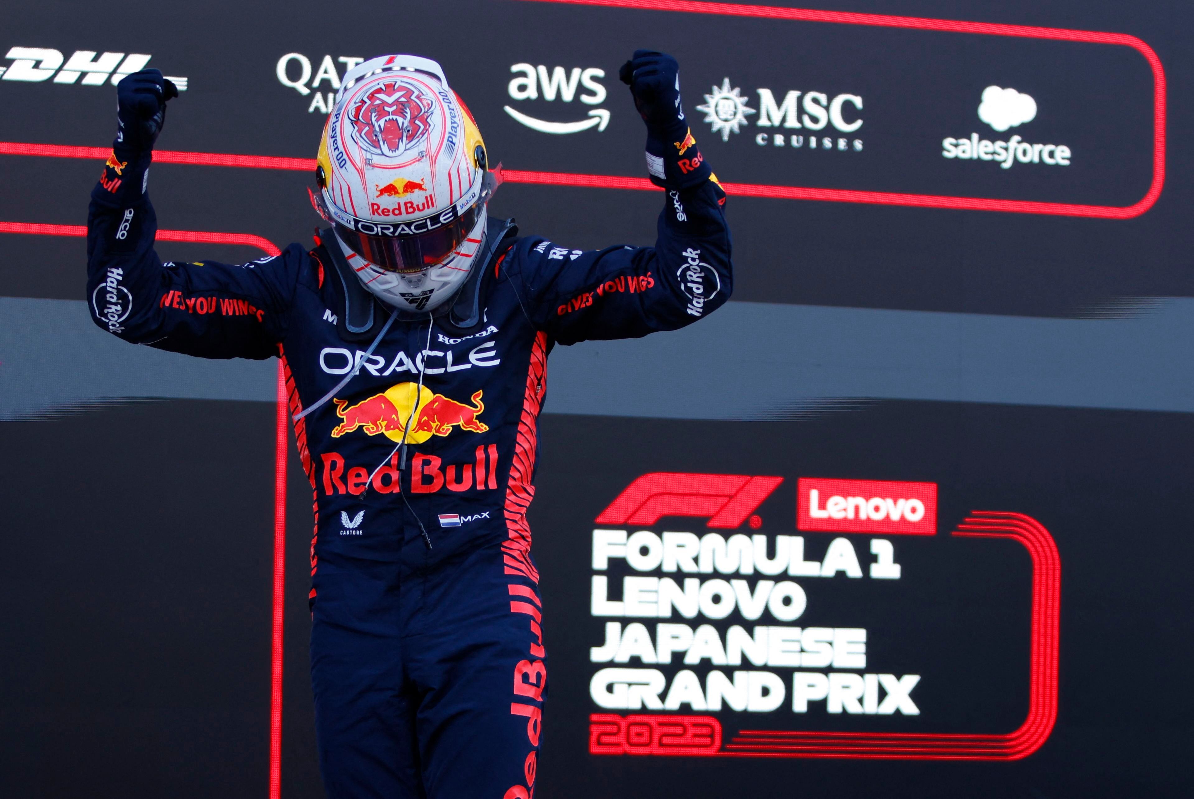 Verstappen se quedó con el GP de Japón (Reuters)