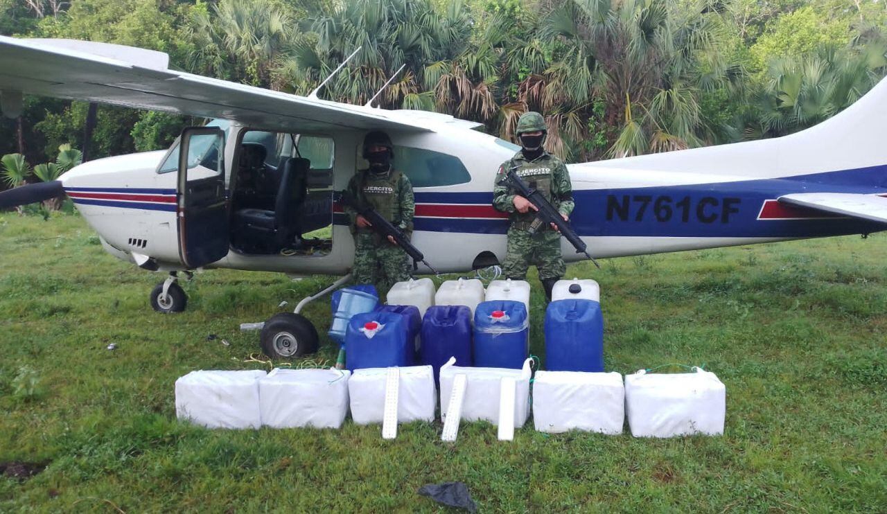 Sedena cocaína Chiapas Sudamérica decomiso 2022 (Foto: Sedena)