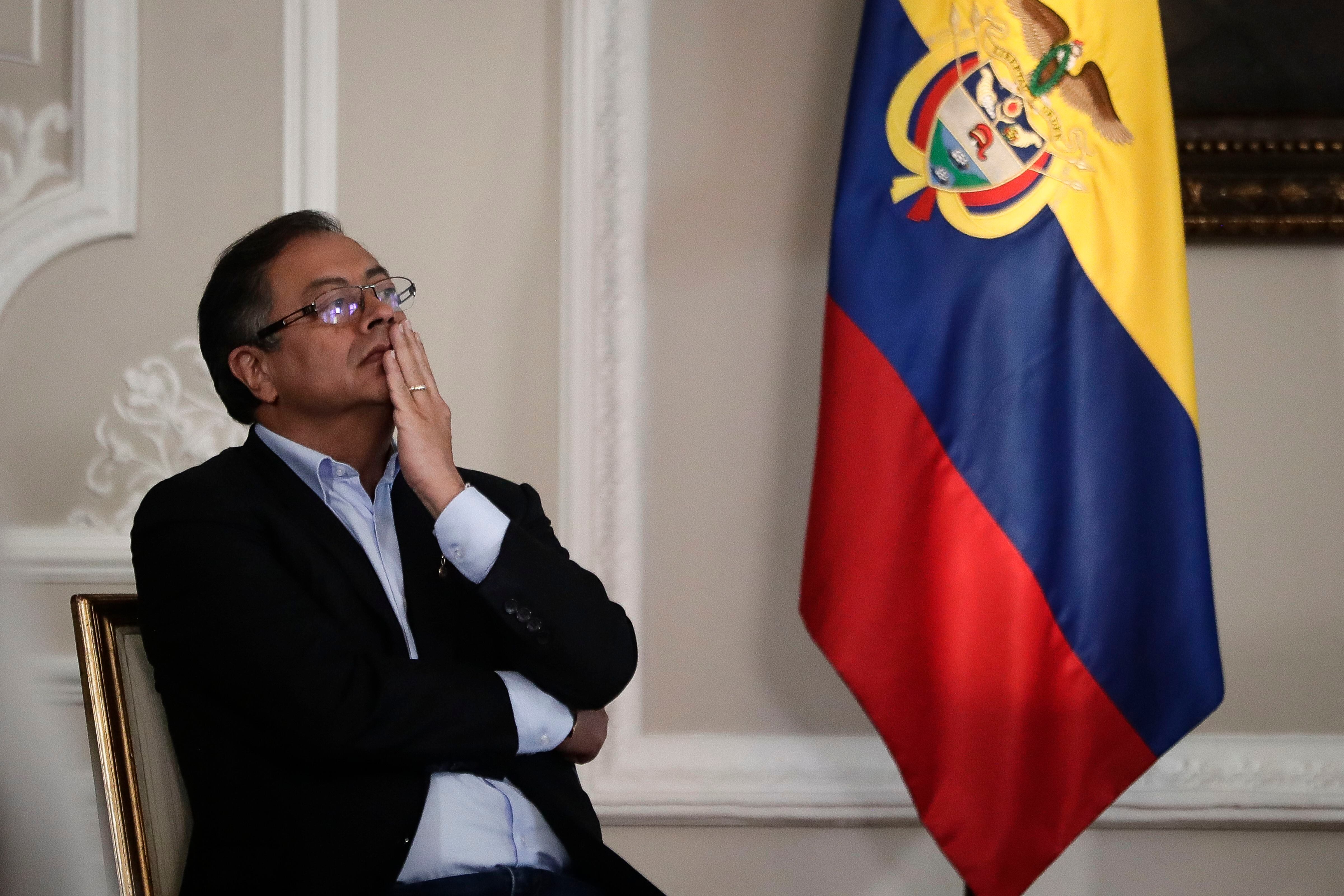 ARCHIVO - El presidente colombiano, Gustavo Petro sigue pronunciándose con respecto a los actos de violencia en el Bajo Cauca antioqueño. (AP Foto/Iván Valencia, Archivo)