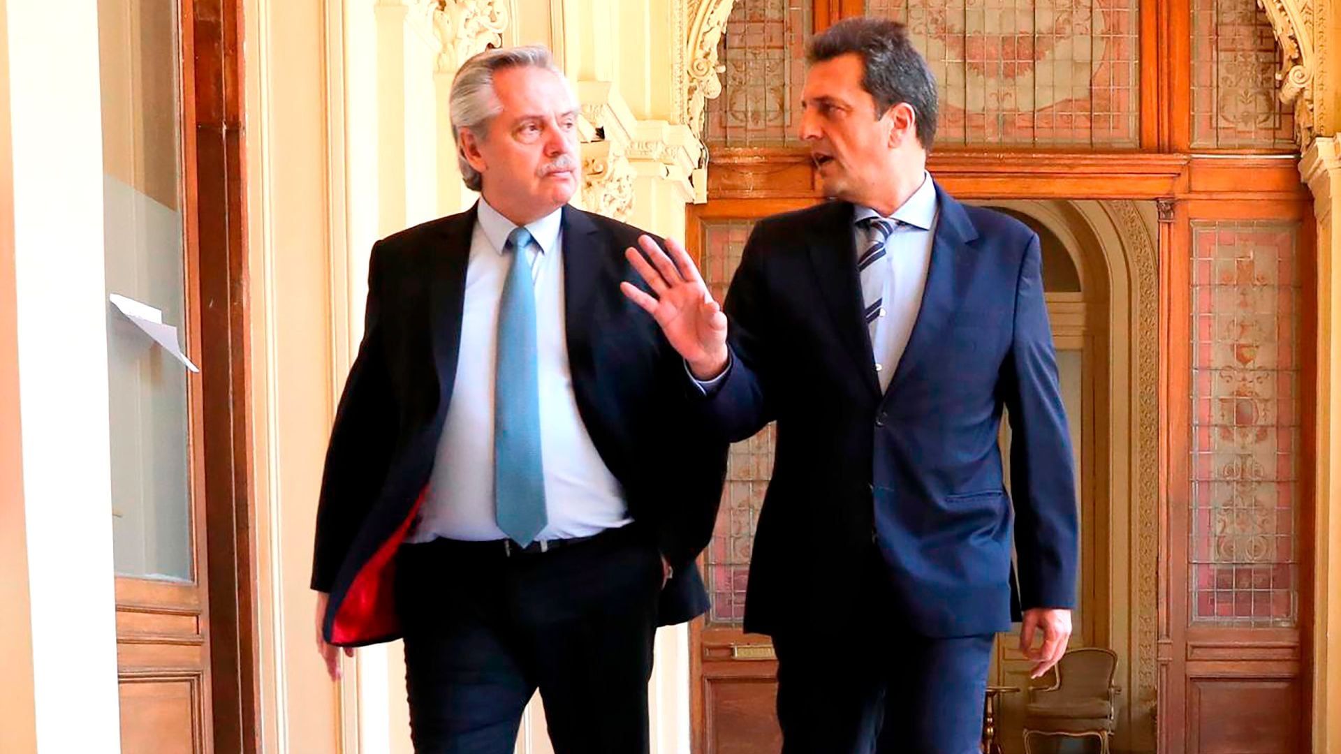 Sergio Massa se reunió con el presidente Alberto Fernández 