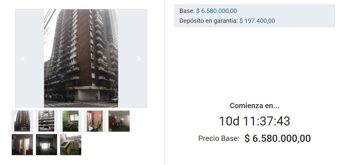 Auction of the city bank departments