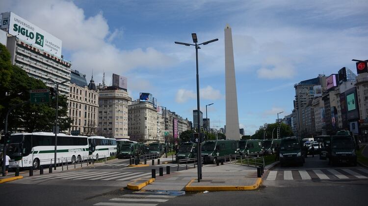 El centro argentino durante el G20 (Foto: Franco Fafasuli)