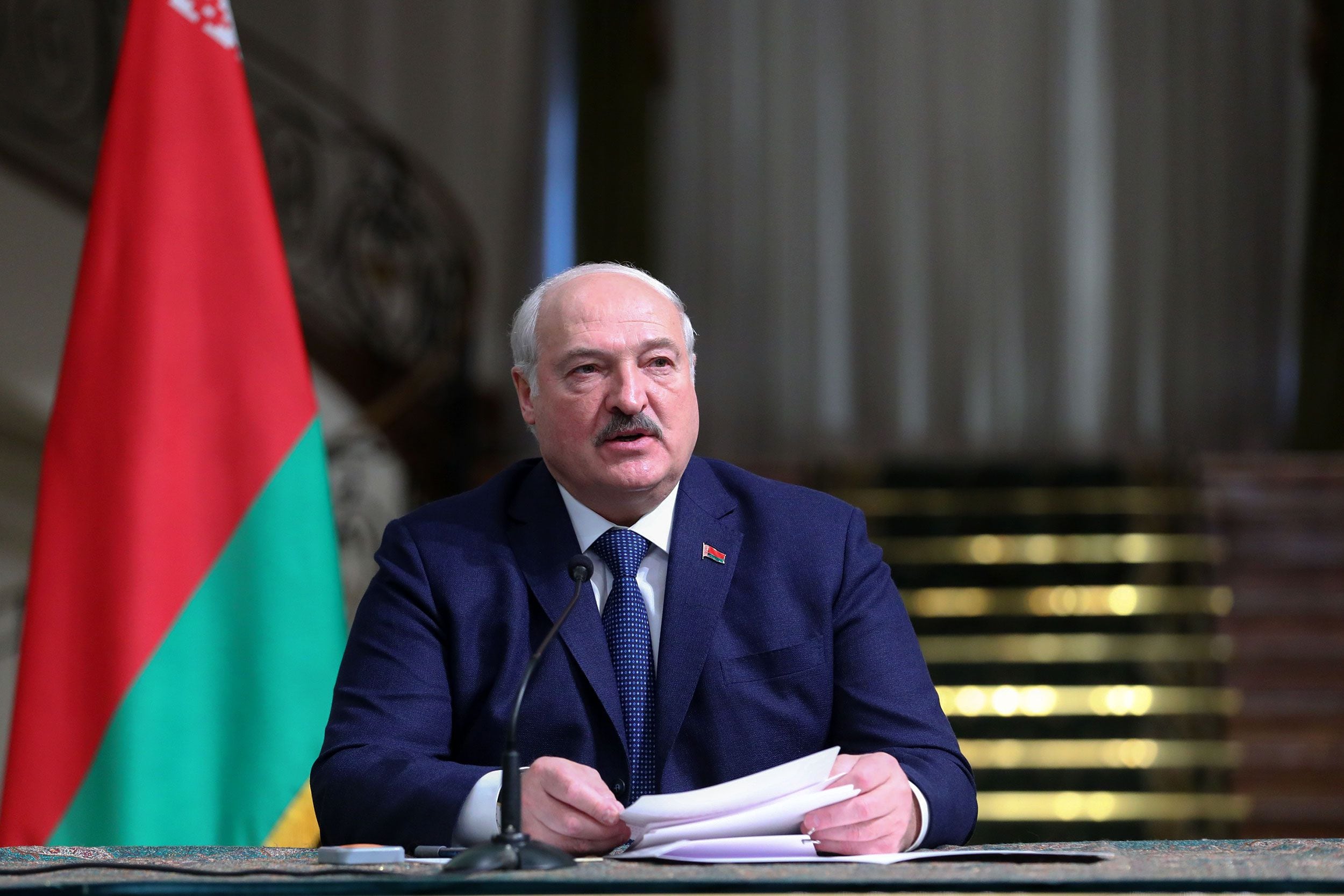 El dictador Alexander Lukashenko dio asilo a miles de mercenarios rusos del grupo Wagner en Bielorrusia (Europa Press/Contacto/Iranian Presidency)
