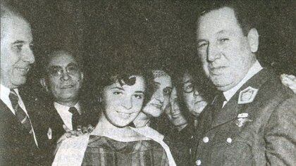 Nelly Rivas y Juan Domingo Perón