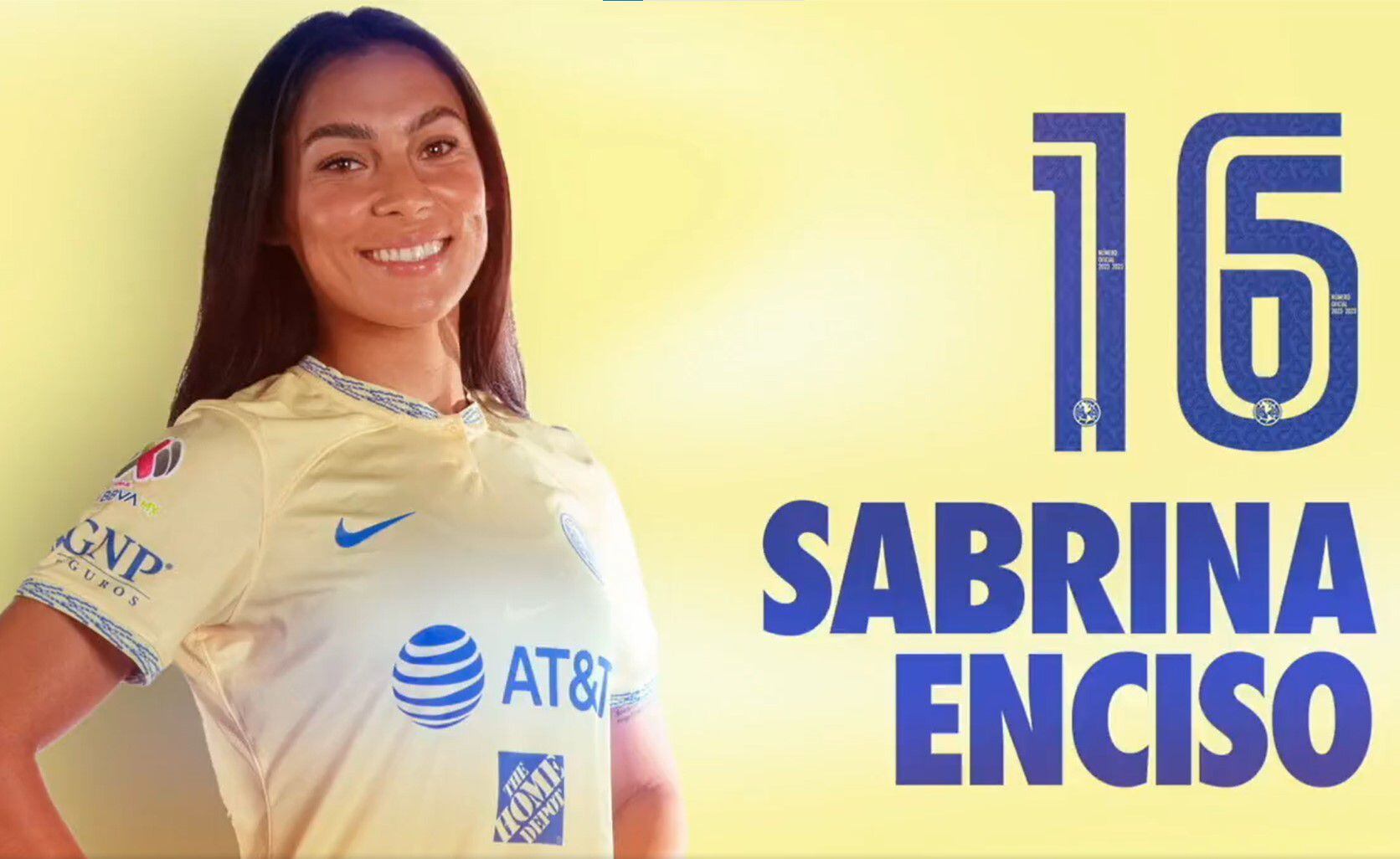 Sabrina Enciso, defensora del Club América. Foto: @AmericaFemenil