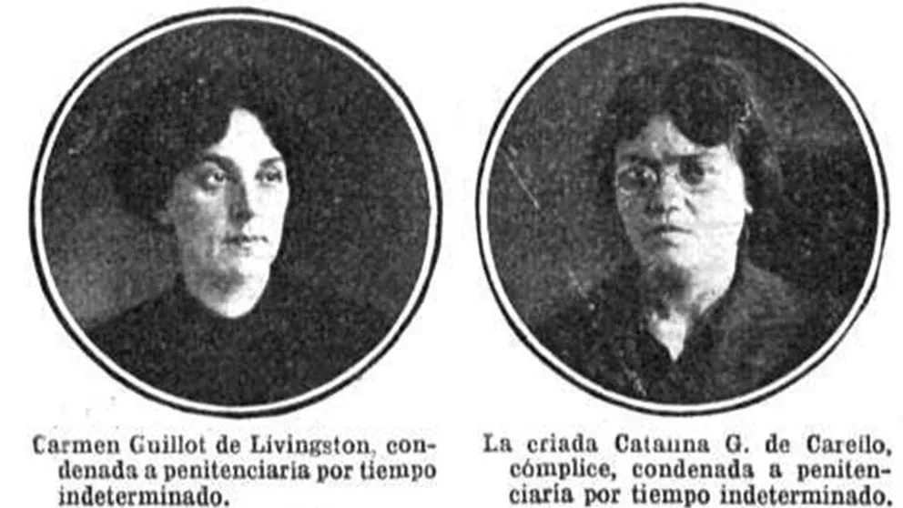 La esposa de la víctima resultó ser la instigadora del crimen. Dijo haber sufrido malos tratos de parte de su marido (Revista Caras y Caretas)