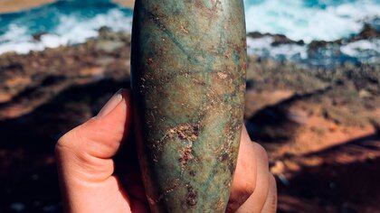 A honed stone ax from an archaeological site at El Francés in Samanà, Dominican Republic.Credit...Sapienza Archaeo-Anthropological Mission