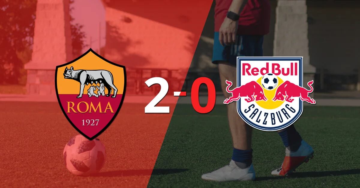 With a score of 2-0, Roma beat Red Bull Salzburg and reached the round of 16