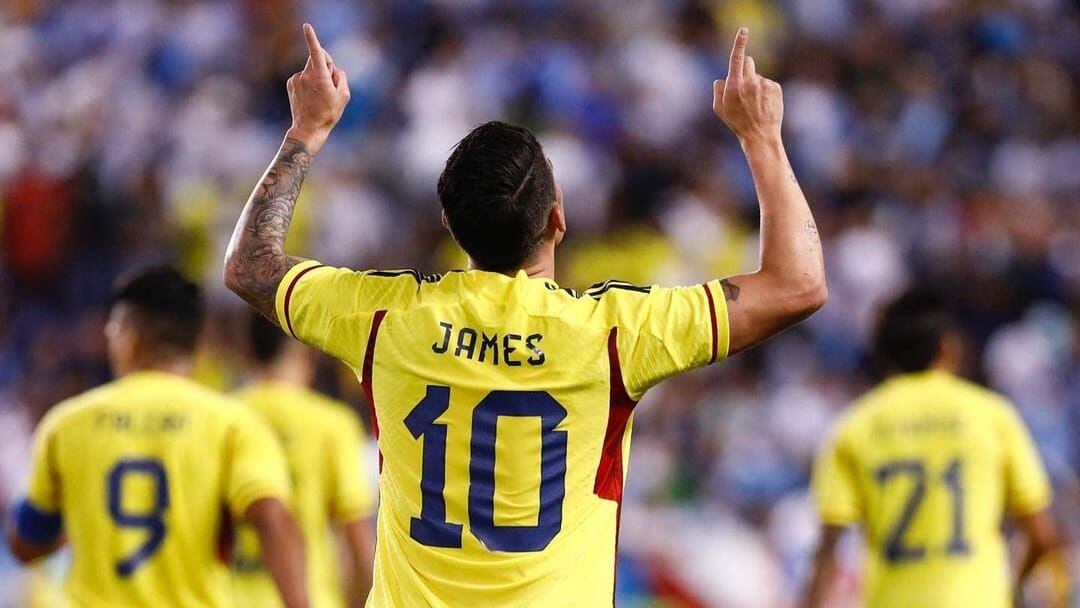 James Rodríguez marcó gol con la selección Colombia